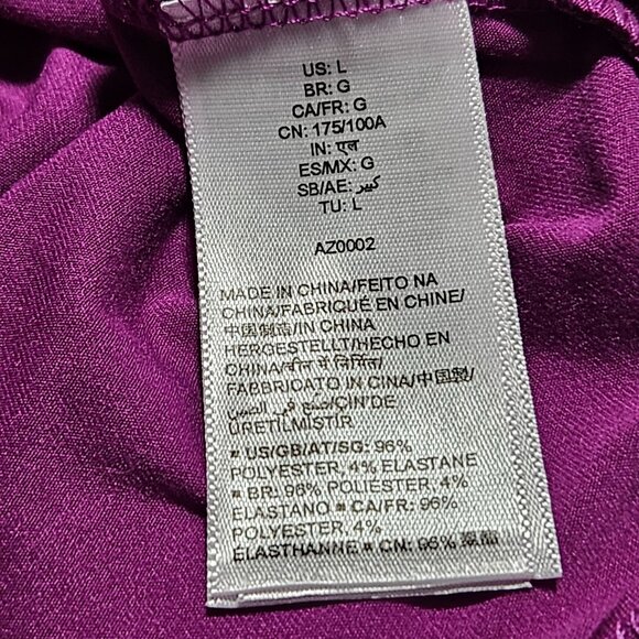 Amazon Essentials Purple T-Shirt Womens Size Large Short-Sleeve Crewneck Tee - Picture 6 of 6